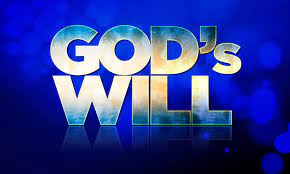 His WILL not my WILL